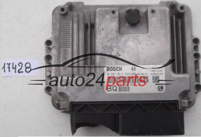CENTRALINA MOTORE OPEL ASTRA ZAFIRA 1.9 CDTI BOSCH 0 281 012 548, 0281012548, GM 55 198 921 BQ