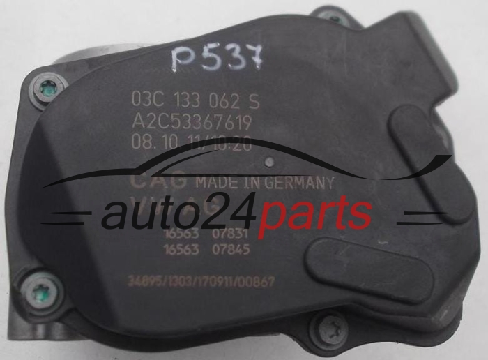 Boitier de papillon Audi Volkswagen 1.4 TSI A2C53367619 03C133062S