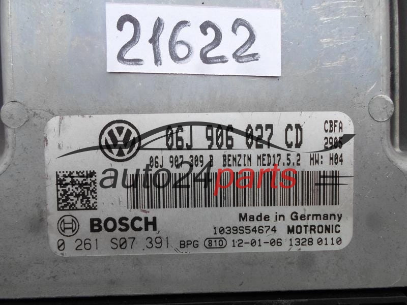 VW VOLKSWAGEN BETTLE BOSCH 0 261 S07 391, 0261S07391, 06J 906 027 CD, 06J906027CD, MED17.5.2 