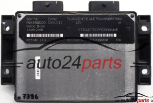 ECU ENGINE CONTROLLER PEUGEOT 306 1.9 DIESEL R04080022D, 9639587680, 9640900080 