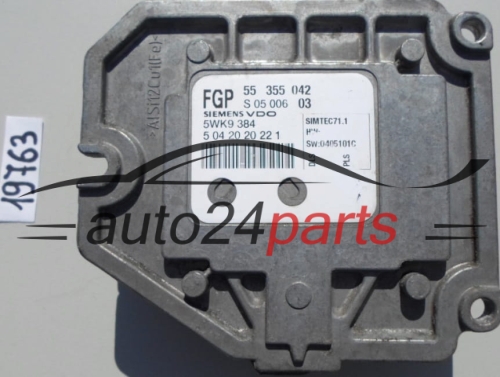 KOMPUTER STEROWNIK SILNIKA OPEL MERIVA 1.8 SIEMENS 5WK9 384, 5WK9384, 55 355 042, 55355042