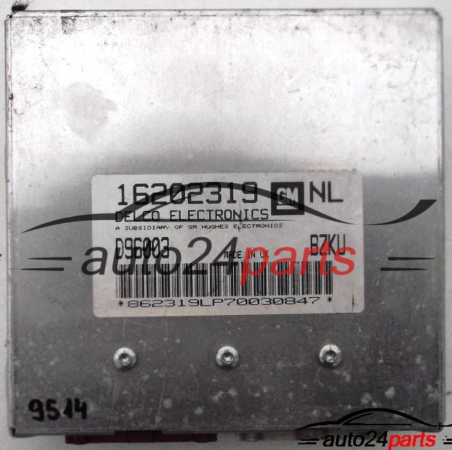  MOTORSTEUERGERÄT ECU STEUERGERAT OPEL VECTRA B 1.6, 16202319 NL