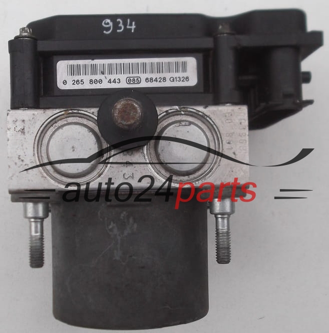ABS CENTRALINA POMPA CORSA C COMBO MERIVA BOSCH 0 265 231 583, 0265231583, 13182319 HG, 13182319HG, 0 265 800 443, 0265800443