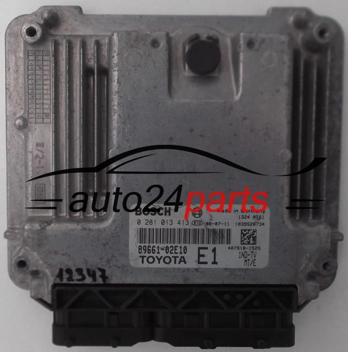 TOYOTA AURIS 1.4 D-4D BOSCH 0281013413, 0 281 013 413, 8966102E10, 89661-02E10 E1, 4079181524, 407918-1524