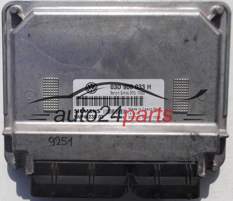ΜΟΝΑΔΑ ΕΛΕΓΧΟΥ ΚΙΝΗΤΗΡΑ VW VOLKSWAGEN FOX 1.2 BMD 03D906033H