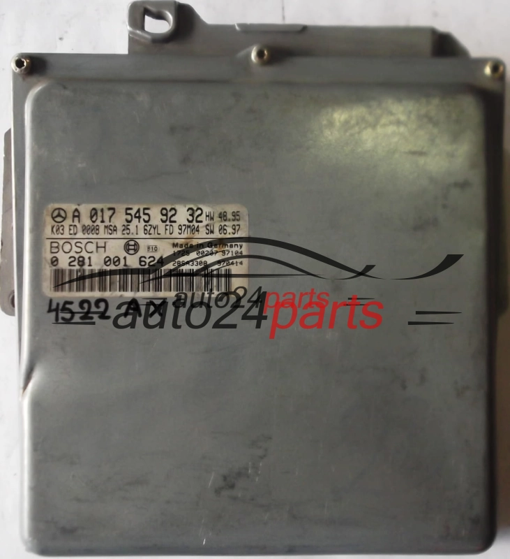 MERCEDES W210 E250 2.5 TD A0175459232, 0175459232, A 017 545 92 32 BOSCH 0281001624, 0 281 001 624