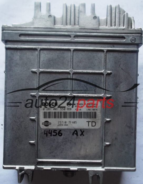 ECU CENTRALITA DE MOTOR NISSAN TERRANO 2.7 TDI BOSCH 0 281 001 550, 0281001550, 23710 7F405, 237107F405 TD