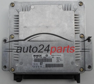 CENTRALINA MOTORE PEUGEOT 307 2.0 HDI BOSCH 0 281 010 252, 0281010252, 96 351 581 80, 9635158180, EDC15C2 