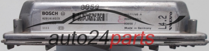 CENTRALINA DO MOTORE VOLVO S60 S80 V70 2.4 TD BOSCH 0281010319