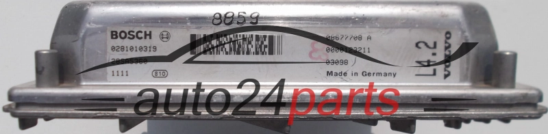 CENTRALINA DO MOTORE VOLVO S60 S80 V70 2.4 TD BOSCH 0281010319