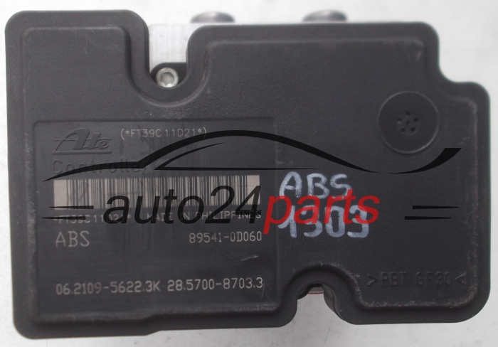 ABS PUMP TOYOTA YARIS 44510-0D110, ATE 06.2102-1211.4, 06210212114, 06.2109-5622.3K, 06210956223K, 28.5700-8703.3, 28570087033 