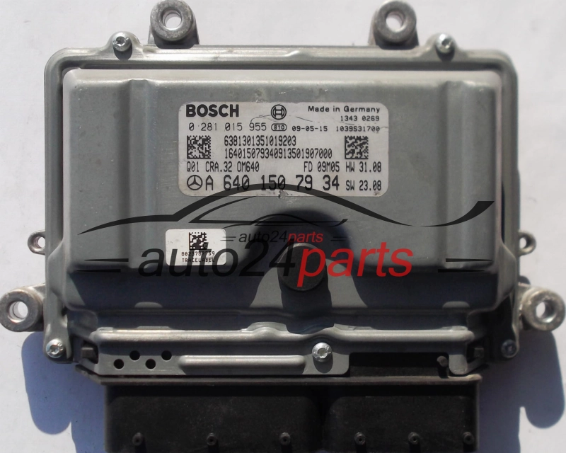 MOTORSTEUERGERÄT ECU STEUERGERAT MERCEDES B180 BOSCH 0281015955, A6401507934