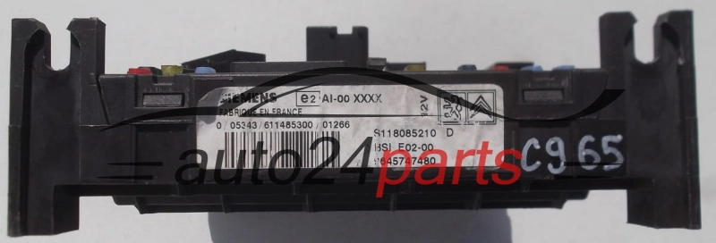 CENTRALKA MODUL STEROWNIK KOMFORTU CITROEN PEUGEOT SIEMENS S118085210D