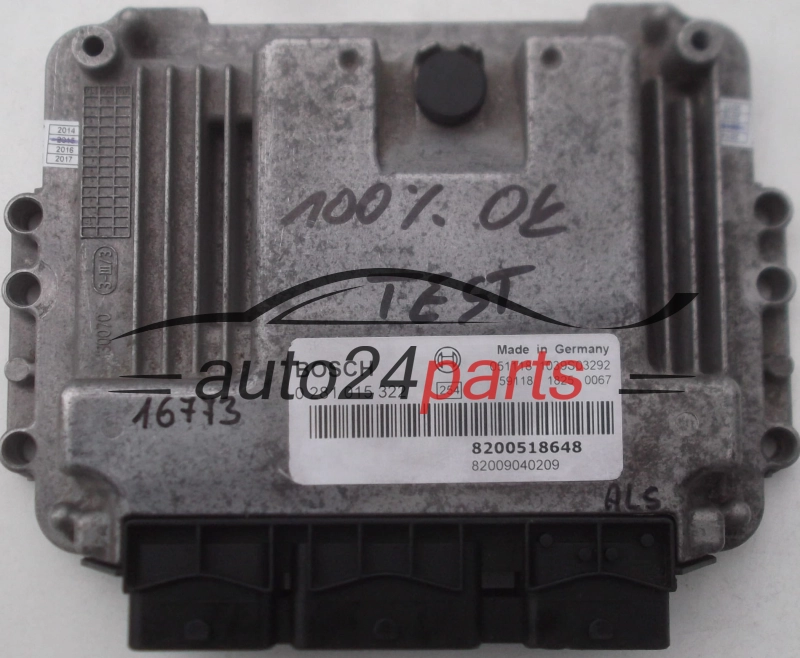 Μονάδα Ελέγχου Κινητήρα SUZUKI GRAND VITARA 1.9 DDIS BOSCH 0 281 015 322, 0281015322, 8200518648, 8200904029, 1039S03292