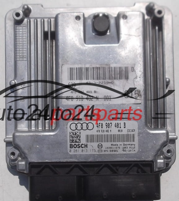 Μονάδα Ελέγχου Κινητήρα AUDI A6 3.0 TDI BOSCH 0 281 013 173, 4F0 907 401 B,  4F0 910 402 N