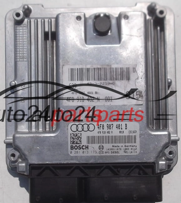 Μονάδα Ελέγχου Κινητήρα AUDI A6 3.0 TDI BOSCH 0 281 013 173, 4F0 907 401 B,  4F0 910 402 N