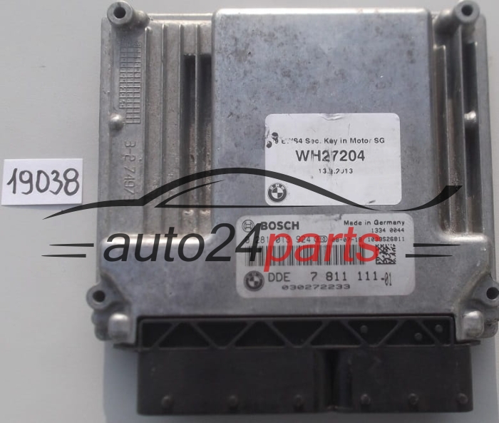 KOMPUTER STEROWNIK SILNIKA BMW X3 2.0, BOSCH 0 281 013 924, 0281013924, DDE 7 811 111, 7811111, DDE7811111