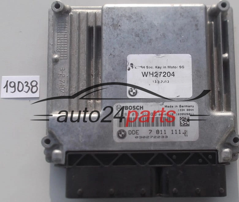 KOMPUTER STEROWNIK SILNIKA BMW X3 2.0, BOSCH 0 281 013 924, 0281013924, DDE 7 811 111, 7811111, DDE7811111