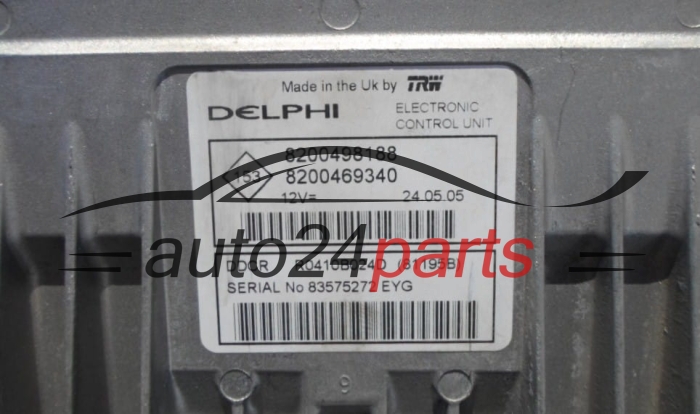 ECU CENTRALITA DE MOTOR  RENAULT MEGANE 1.5 DCI Delphi R0410B024D