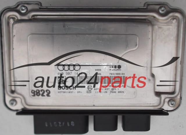 Ecu module power steering  AUDI A8 BOSCH 0273011037, 4H0 907 144 A