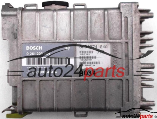 MOTORSTEUERGERÄT ECU STEUERGERAT AUDI 80 2.0 16V, BOSCH 0 261 200 854, 0261200854, 8A0 907 404 A, 8A0907404A 