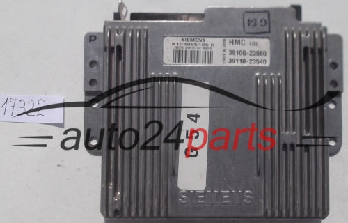 Μονάδα Ελέγχου Κινητήρα HYUNDAI COUPE 2.0 SIEMENS K103955165 D, K103955165D, 103955165, 39100-23560 3910023560, 39110-23540 3911023540