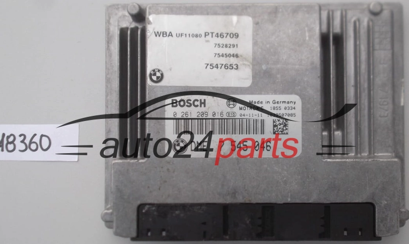 KOMPUTER STEROWNIK SILNIKA BMW E87 BOSCH 0 261 209 016, 0261209016, DME 7 545 046, DME7545046, 7545046, ME9.2