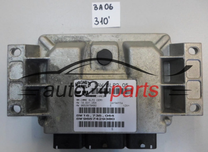 KOMPUTER STEROWNIK SILNIKA CITROEN PEUGEOT IAW 6LPC.05, IAW6LPC05, 9657429380 