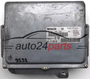 KOMPUTER STEROWNIK SILNIKA CITROEN PEUGEOT 1.0 BOSCH 0 261 200 780, 96 171 500 80