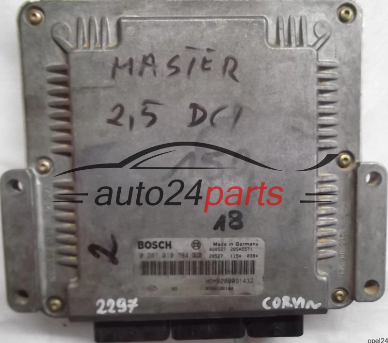 MOTORSTEUERGERÄT ECU STEUERGERÄT RENAULT MASTER 2.5 DCI BOSCH 0281010784 