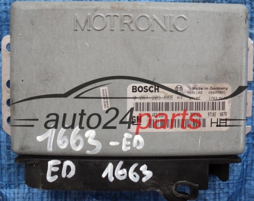  KOMPUTER STEROWNIK SILNIKA OPEL OMEGA 2.5 X25XE BOSCH 0261203588