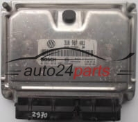 MOTORSTEUERGERÄT ECU STEUERGERÄT SKODA SUPERB 2.5 TDI 3U0907401, 3U0 907 401, BOSCH 0281010905, 0 281 010 905, DIESEL EDC15VM+ D00, 28SA5650