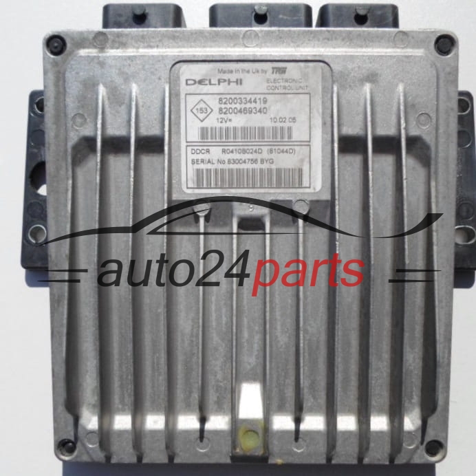 Μονάδα Ελέγχου Κινητήρα RENAULT MEGANE 1.5 DCI DELPHI R0410B024D, 8200334419, 8200469340 