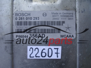 KOMPUTER STEROWNIK SILNIKA JEEP GRAND CHEROKEE 2.7 CRD BOSCH 0 281 010 293, 0281010293, P56044356AD