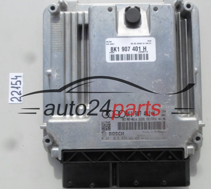 Μονάδα Ελέγχου Κινητήρα AUDI VW 2.7 TDI BOSCH 0 281 015 894, 0281015894, 8K1 907 401 H, 8K1907401H, EDC17CP14 