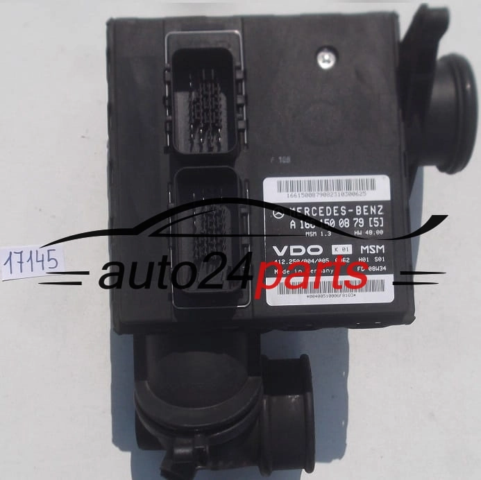 CALCULATEUR MOTEUR MERCEDES W168 VDO 412.250/004/005, 412250004005, A 166 150 08 79 5, A1661500879