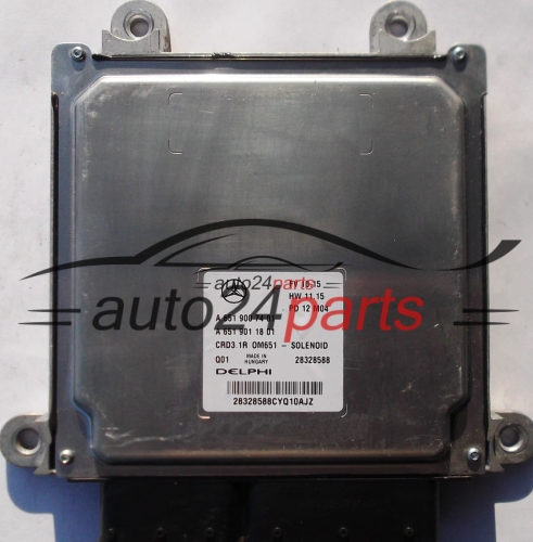 ECU ENGINE CONTROLLER MERCEDES W211 DELPHI 28328588 A6519007401, A6519011801