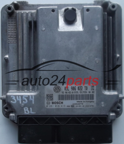 ΜΟΝΑΔΑ ΕΛΕΓΧΟΥ ΚΙΝΗΤΗΡΑ SKODA SUPERB 2.0 TDI 03L906022TQ, 03L906022GA, BOSCH 0281016413