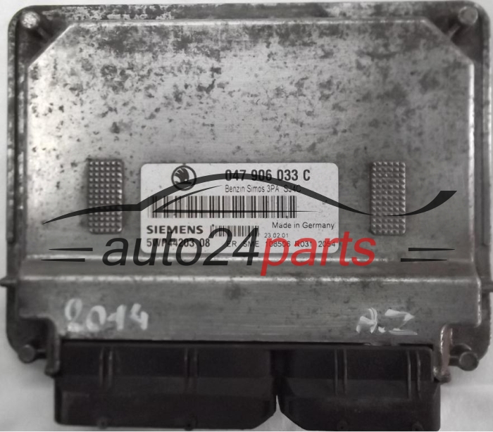 CENTRALINA MOTORE SKODA FABIA 1.4 047906033C, SIEMENS 5WP44203 