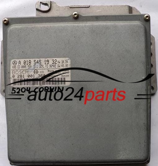 MERCEDES W202 C250 2.5TD BOSCH 0281001360, 0 281 001 360 A0185451932, 0185451932, A 018 545 19 32