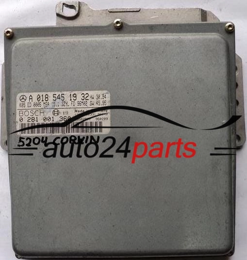 MERCEDES W202 C250 2.5TD BOSCH 0281001360, 0 281 001 360 A0185451932, 0185451932, A 018 545 19 32