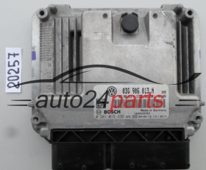 KOMPUTER STEROWNIK SILNIKA SEAT IBIZA 1.9 TDI BOSCH 0 281 015 436, 0281015436, 03G 906 013 N, 03G906013N, 03G906013K, EDC17U01 - 20257