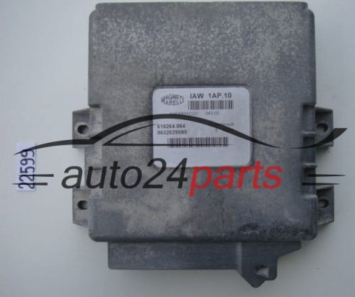 KOMPUTER STEROWNIK SILNIKA CITROEN XSARA MAGNETI MARELLI IAW 1AP.10, IAW1AP10, 16264.064, 16264064, 9632029580 E, 9632029580
