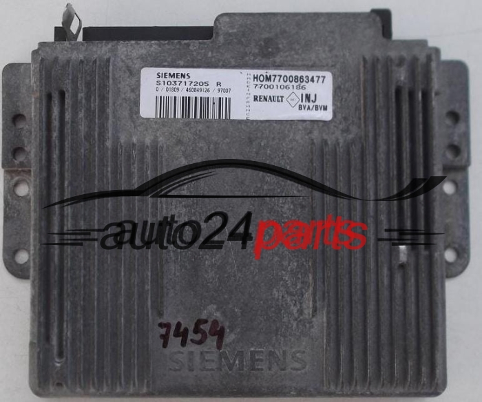 RENAULT LAGUNA 2.0 SIEMENS S103717205R, S103717205 R, HOM7700863477, 7700106186