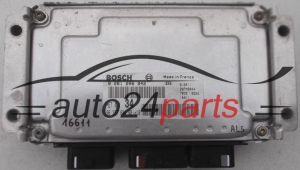 Μονάδα Ελέγχου Κινητήρα PEUGEOT 206 1.6 BOSCH 0 261 206 942, 0261206942, 96 387 834 80 id10, 9638783480 id10, ME7.4.4 34