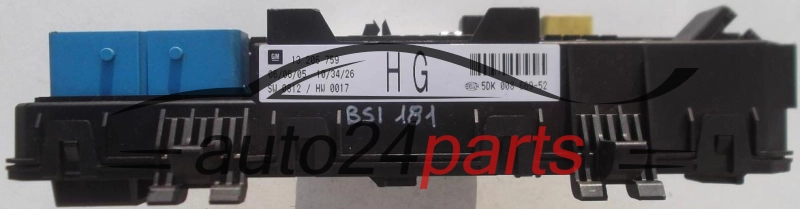 Scatola dei fusibili relè fusibile scatola BSI OPEL ASTRA H GM 13 206 759 HG