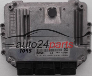 KOMPUTER STEROWNIK SILNIKA FORD FIESTA 1.6 TDCI BOSCH 0 281 014 989, 0281014989, 8V21-12A650-PC, 8V2112A650PC - 7045