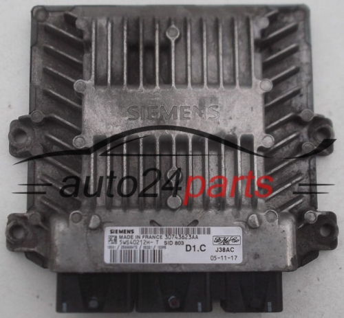 CALCULATEUR MOTEUR VOLVO V50 S40 2.0 SIEMENS 5WS40212H-T,  FoMoCo 30743623AA