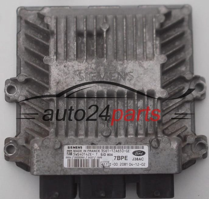 Μονάδα Ελέγχου Κινητήρα FORD FIESTA 1.4 TDCI SIEMENS 5WS40142E-T,  3S61-12A650-GE