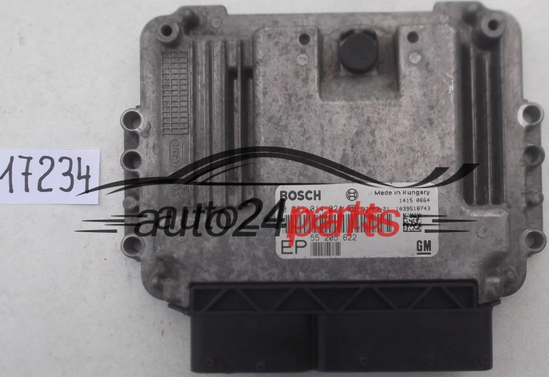 MOTORSTEUERGERÄT ECU STEUERGERÄT OPEL ASTRA ZAFIRA 1.9 CDTI BOSCH 0 281 014 024, 0281014024, GM 55 205 622 EP, 55205622EP, 55205622 